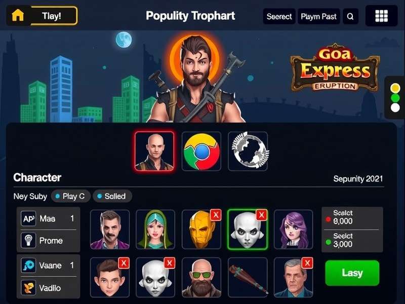Goa Express Eruption character selection